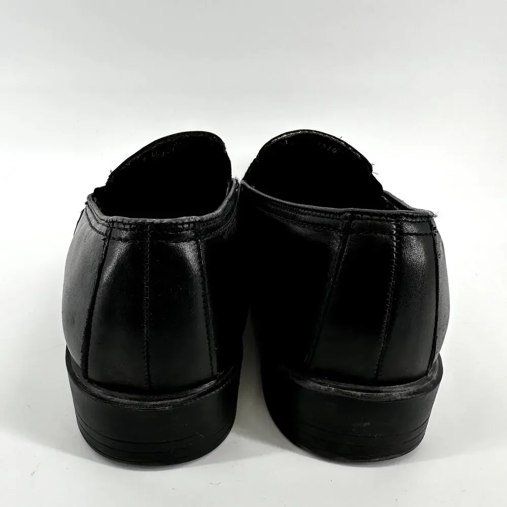 Allen Edmonds Ann Arbor Penny Loafers Almond Toe Slip On Leather Formal Black 9